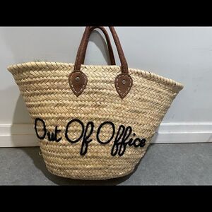 Large poolside beach basket